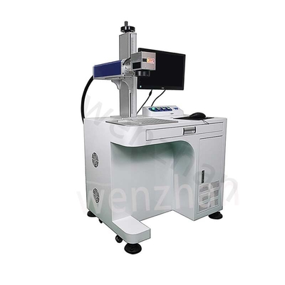 डेस्कटॉप फाइबर लेजर मार्किंग मशीन 10/20/30/100W पावर और 7000mm/s मार्किंग गति के साथ
